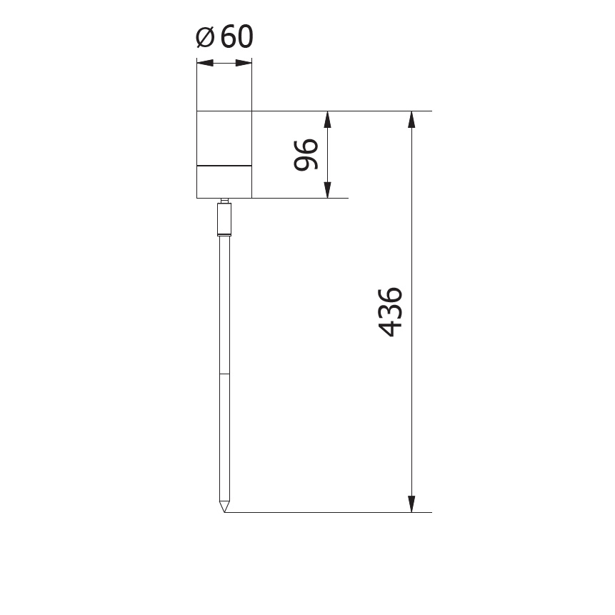 Garden light GRAZIE into ground GU10, IP44, black - Image 2