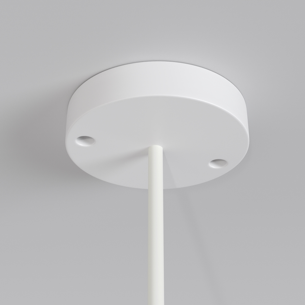 Outdoor pendant light ERDA E27, Ø300x1500mm, IP54, white - Image 5