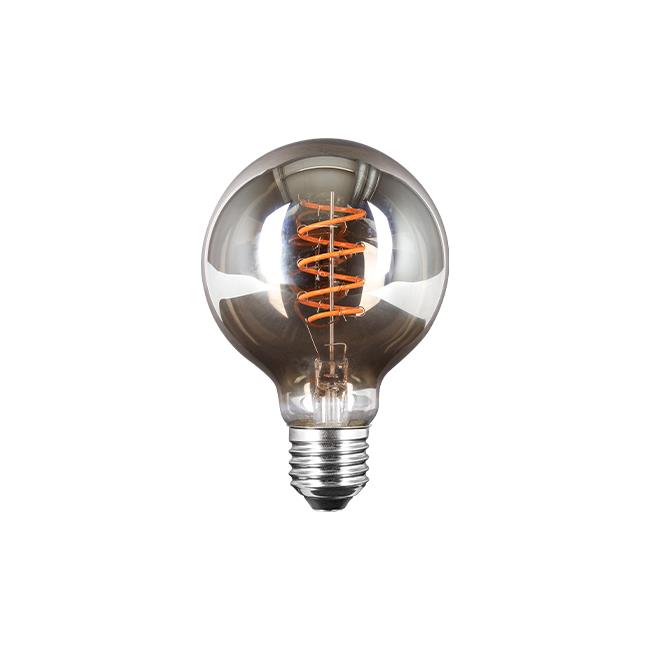 LED-bulb E27 Smoked G80, 4W, 2200K, 250lm, 360°, Triac DIM