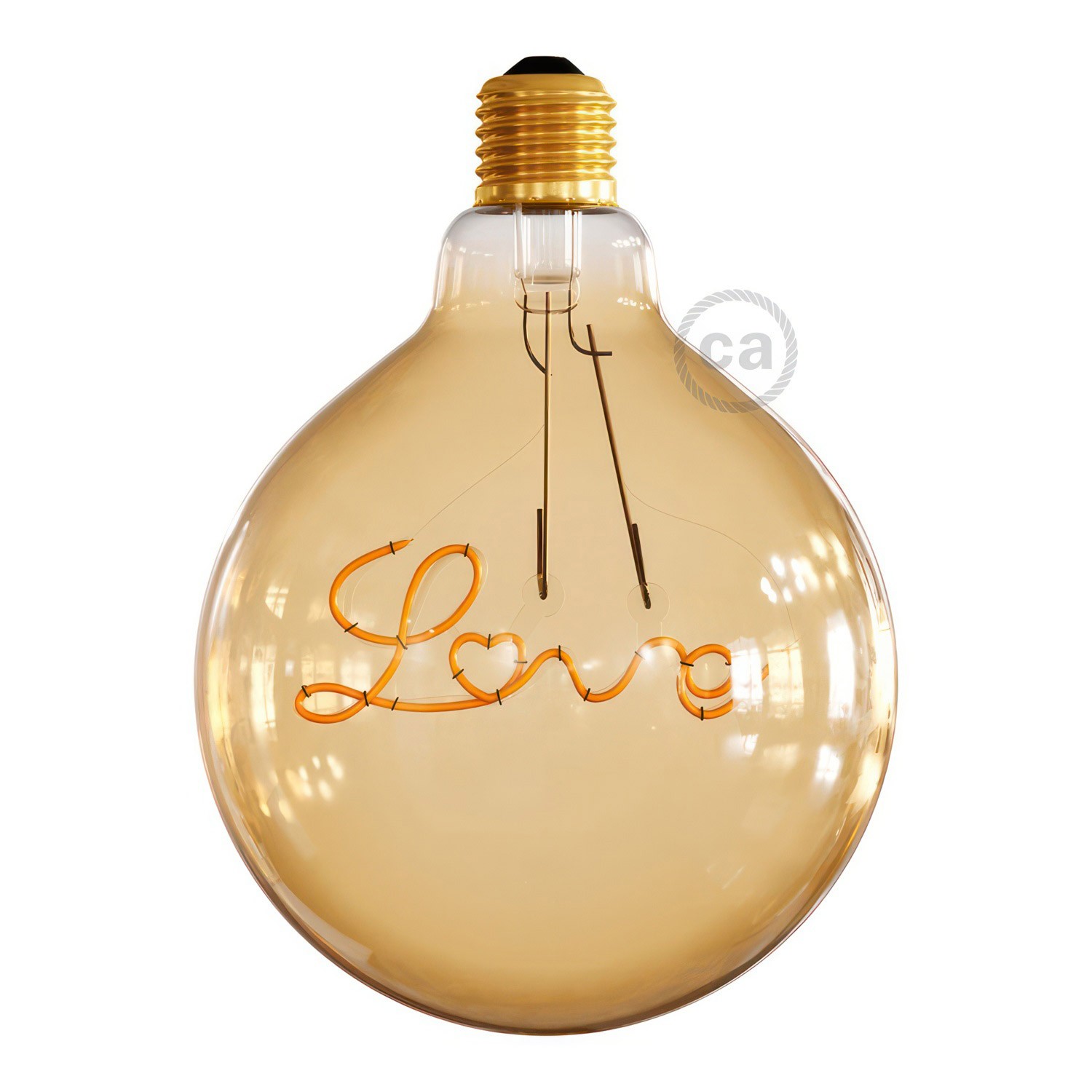 LED-bulb E27 for pendant lamp LOVE G125, 4,5W, 1800K, Triac DIM