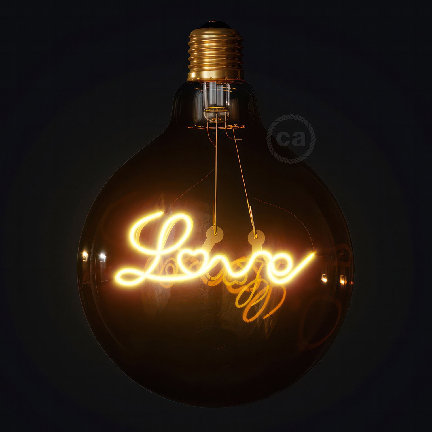 LED-bulb E27 for pendant lamp LOVE G125, 4,5W, 1800K, Triac DIM - Image 2