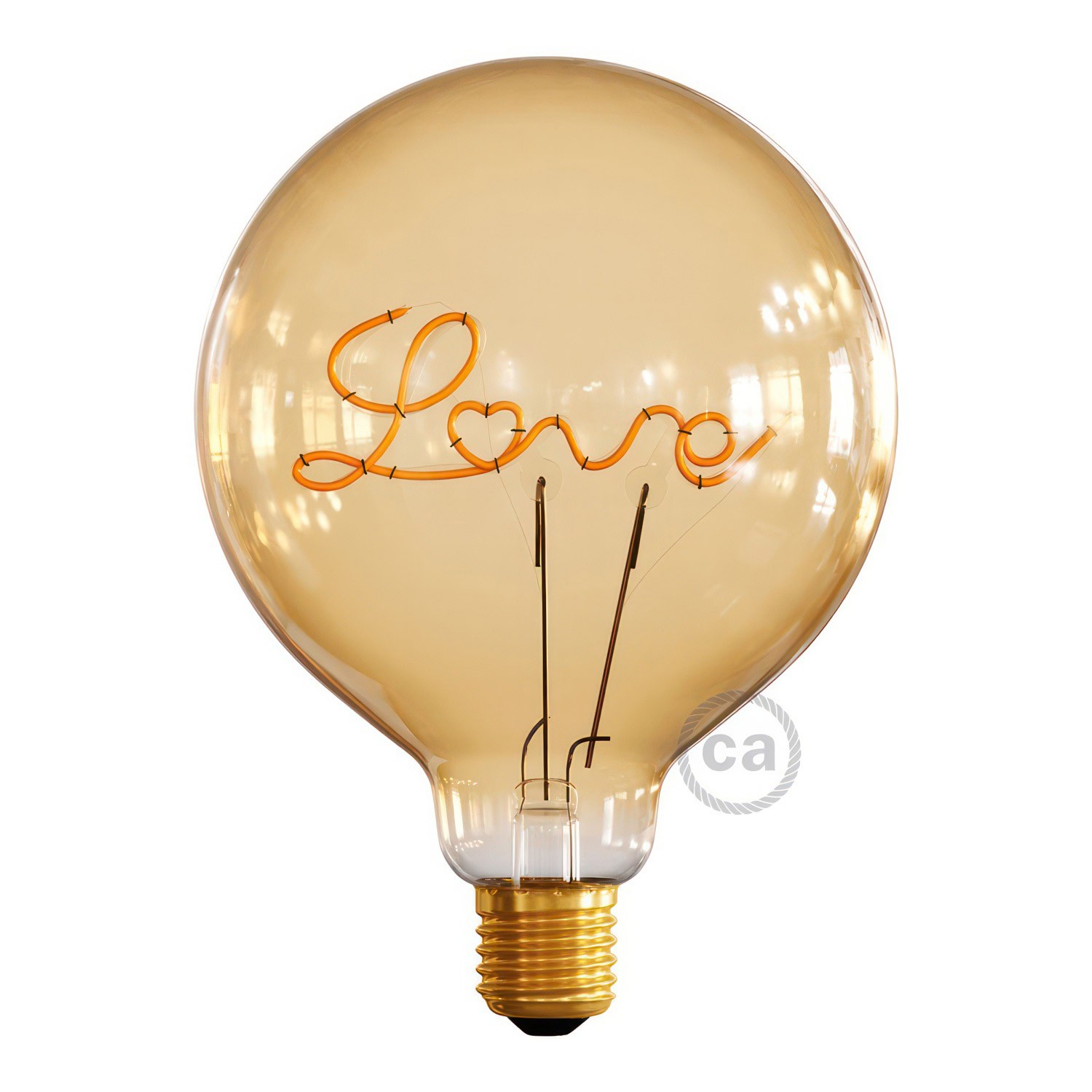 LED-bulb E27 for upright lamp LOVE G125, 5W, 2000K, Triac DIM
