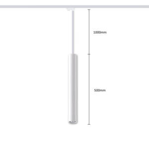Pendant Track light HARTHA GU10, Ø53x500mm, 3F, white