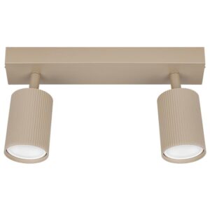 Ceiling light LUCERNO, GU10x2, beige