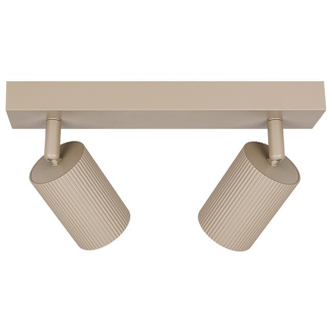 Ceiling light LUCERNO, GU10x2, beige - Image 4