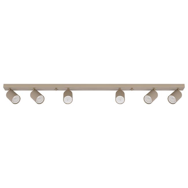 Ceiling light LUCERNO, GU10x6, beige - Image 2