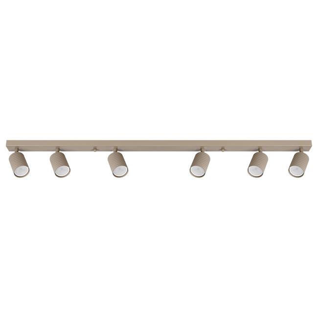 Ceiling light LUCERNO, GU10x6, beige - Image 4