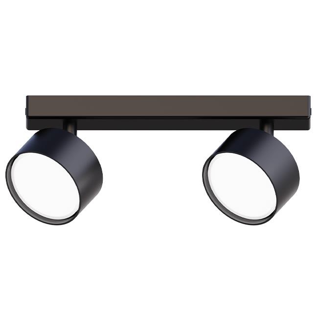 Ceiling and wall light CAPRIS movable, GX53x2, black