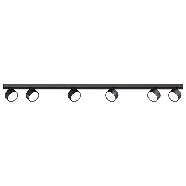 Ceiling light CAPRIS movable, GX53x6, black