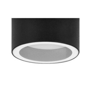 Ceiling light PRIMA GX53, IP44, Ø90x90mm, black