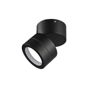 Ceiling and wall light movable PRIMA GX53, IP54, Ø90x105mm, black