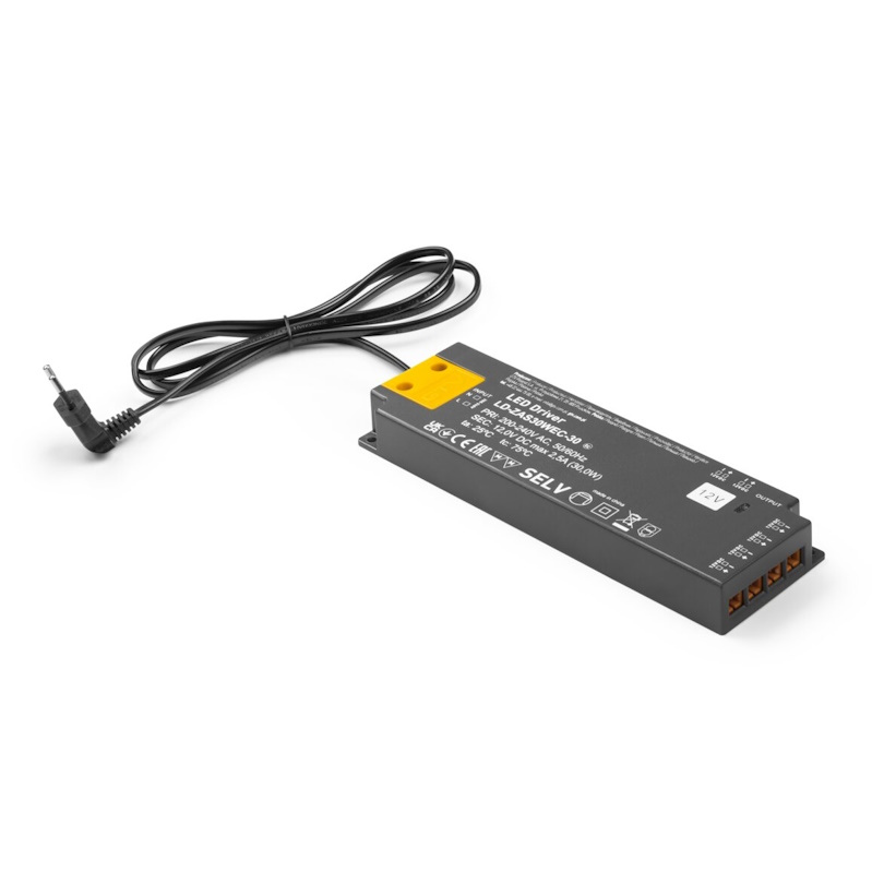 Power supply EASY CLICK, 12V, 30W, mini AMP connection