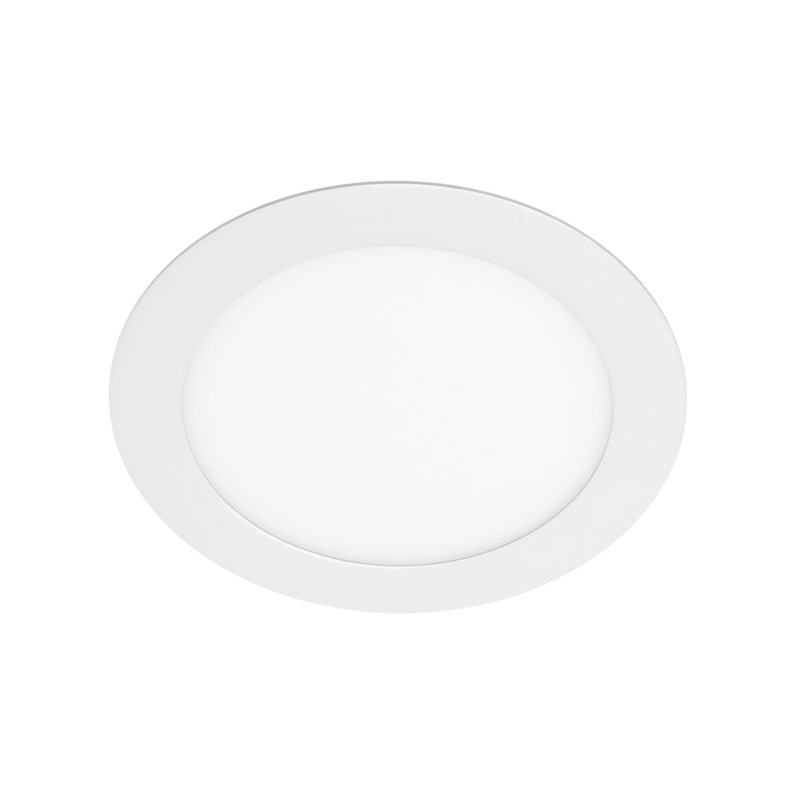 LED recessed light ORIS PLUS round 13W, 3000K, 1020lm, 120°, IP44, white