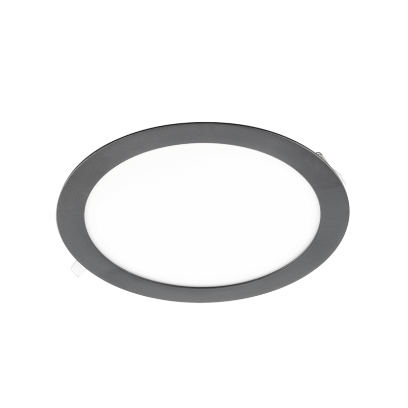 LED recessed light ORIS PLUS round 19W, 3000K, 1520lm, 120°, black