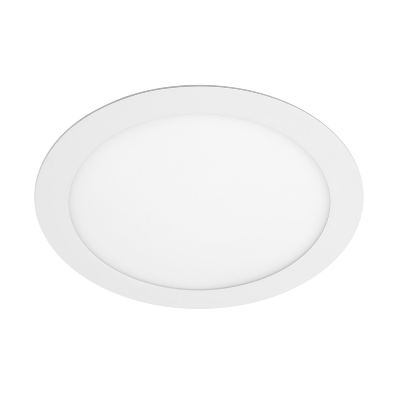 LED recessed light ORIS PLUS round 24W, 3000K, 2000lm, 120°, IP44, white
