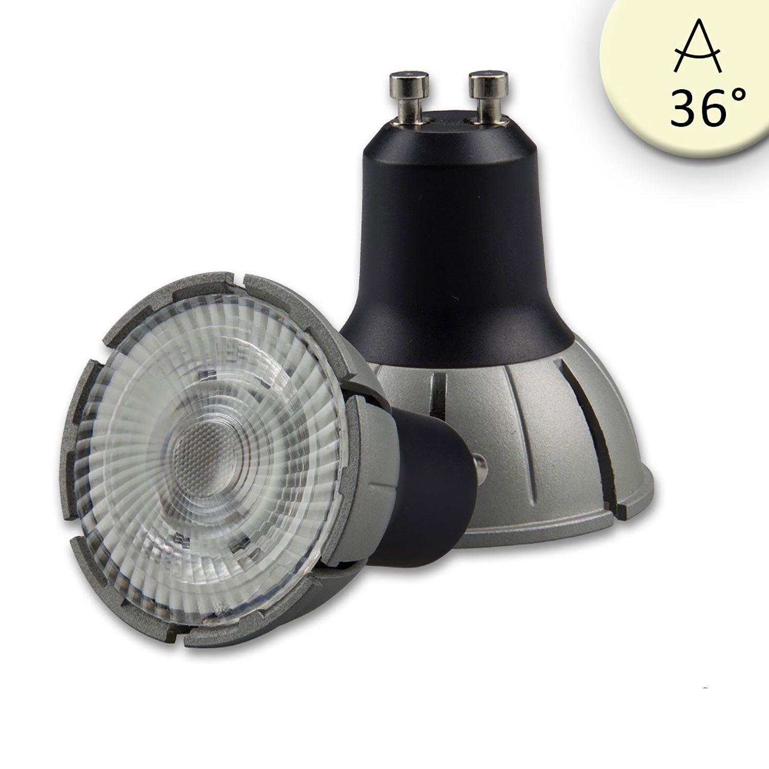 LED bulb GU10, 7W, 560lm, 2700K, 36°, DIM, CRI 98