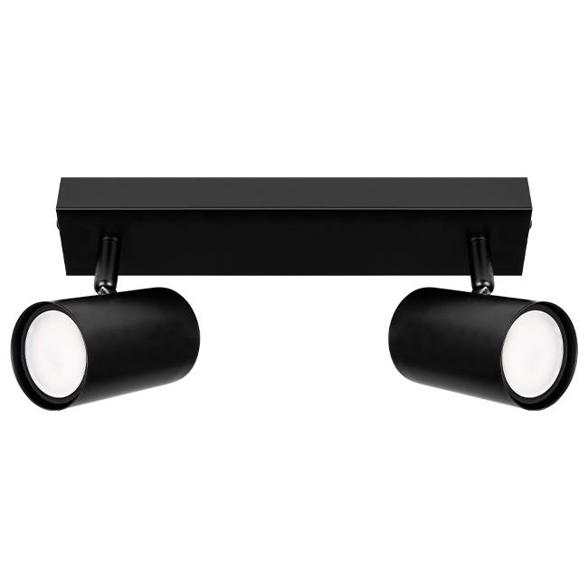 Ceiling and wall light movable RICHI, GU10x2, 2 pcs spot, black - Image 3