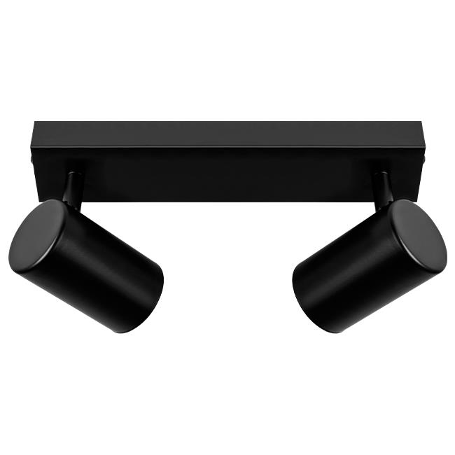 Ceiling and wall light movable RICHI, GU10x2, 2 pcs spot, black - Image 4