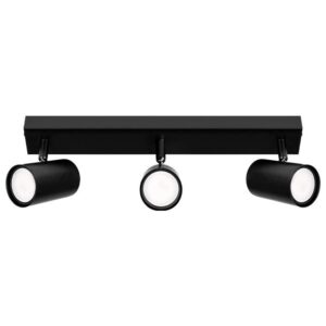 Ceiling light movable RICHI, GU10x3, 3 pcs spot, black