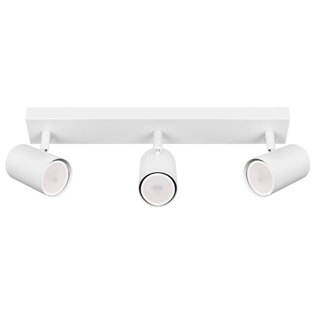 Ceiling light movable RICHI, GU10x3, 3 pcs spot, white