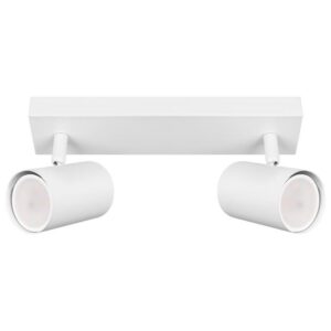 Ceiling and wall light movable RICHI, GU10x2, 2 pcs spot, white