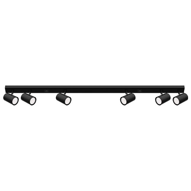 Ceiling light movable RICHI, GU10x6, 6 pcs spot, black - Image 4