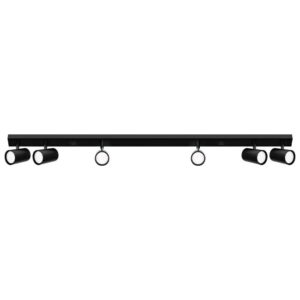Ceiling light movable RICHI, GU10x6, 6 pcs spot, black