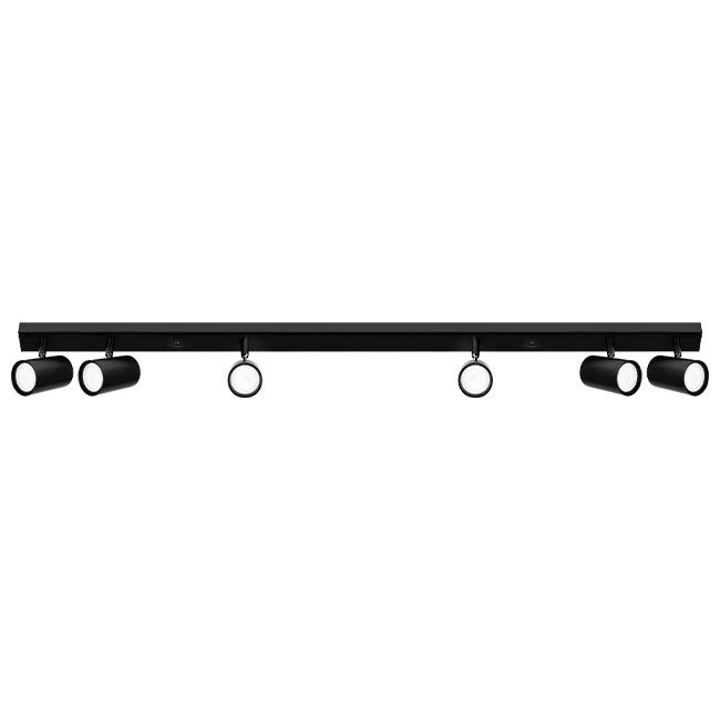 Ceiling light movable RICHI, GU10x6, 6 pcs spot, black - Image 2