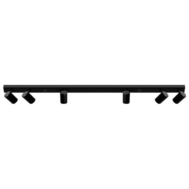 Ceiling light movable RICHI, GU10x6, 6 pcs spot, black - Image 5