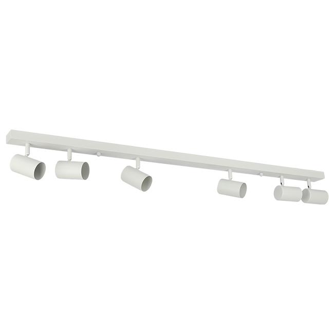 Ceiling light movable RICHI, GU10x6, 6 pcs spot, white