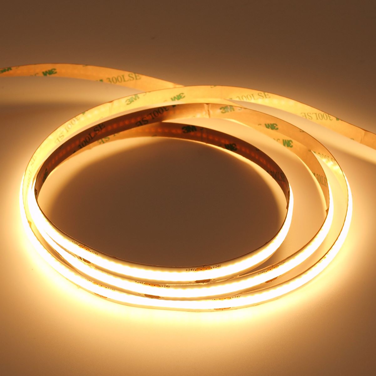 LED Strip COB 8W/m, 24V, 2700K, 85lm/W, 180°, cut-5cm, 1000x8x2.2mm