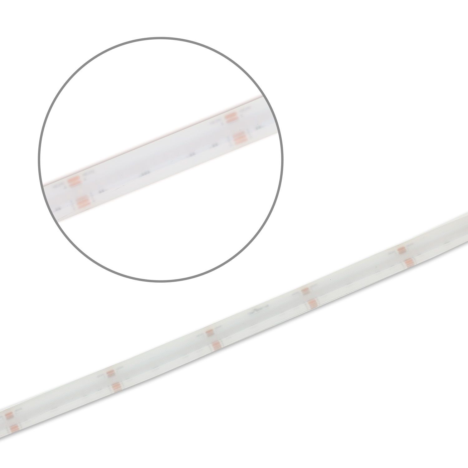 LED strip HT RGB+WW COB 19W/m, 24V, 110°, 100°C (heat-resistant), IP68, cut - 6,25cm, 5000x14x6mm - Image 2