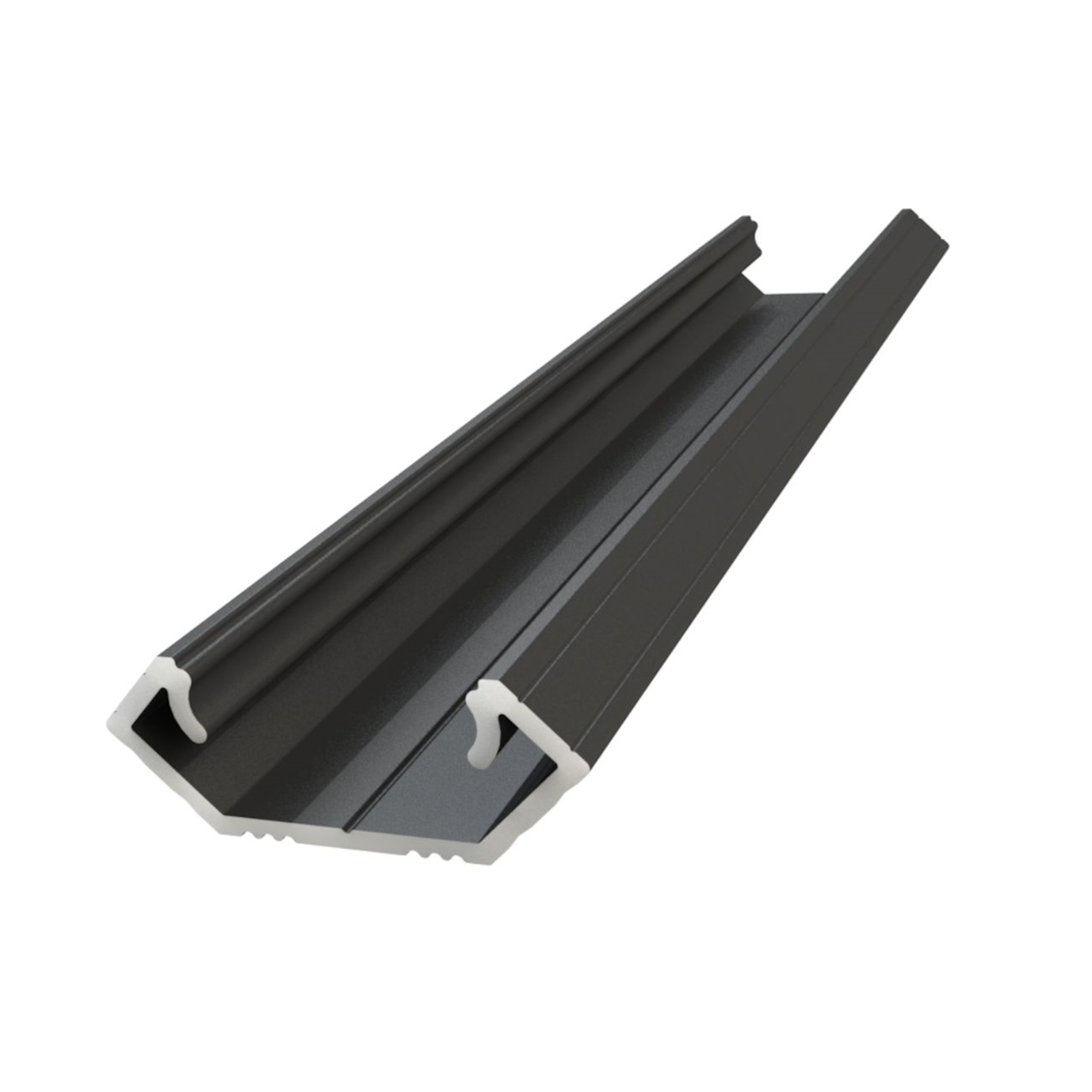 Aluminium profile GLC1 2m surface corner 16,2x12x8,5x2020mm, silver