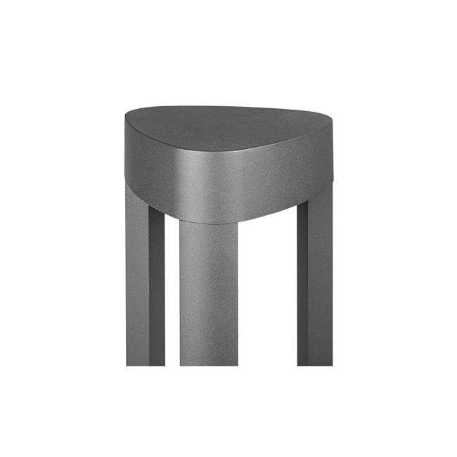Garden light bollard MARIO, GX53, 120x120x800mm, IP44, anthracite - Image 4