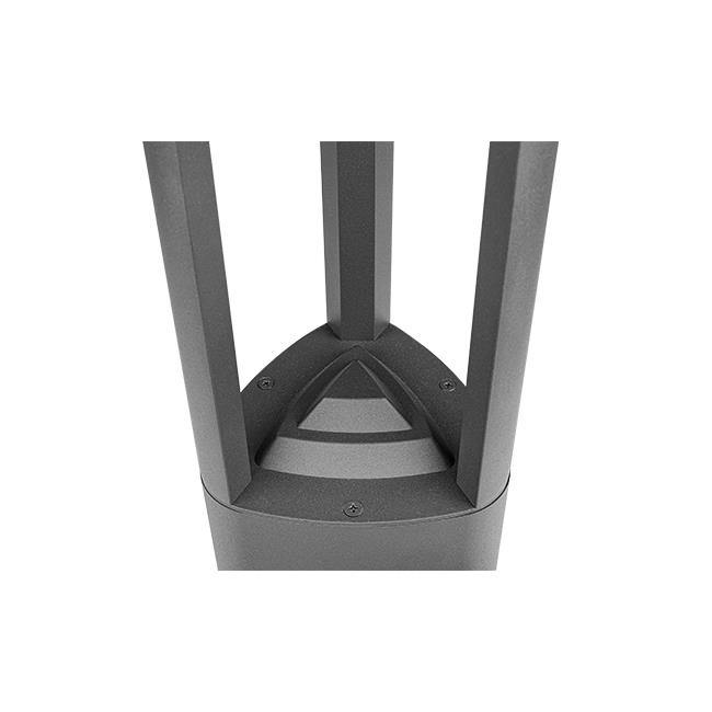 Garden light bollard MARIO, GX53, 120x120x800mm, IP44, anthracite - Image 6