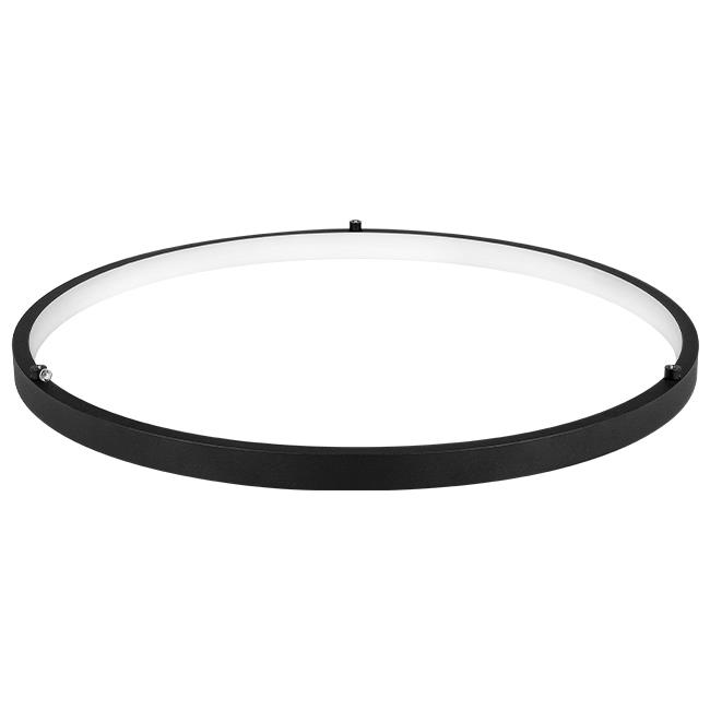 LED pendant light LYNX 32W/64W with two rings + remote, Ø600mm, 3000K/4000K/6500K, 120°, black - Image 3