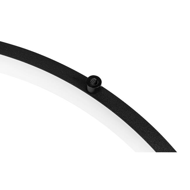 LED pendant light LYNX 32W/64W with two rings + remote, Ø600mm, 3000K/4000K/6500K, 120°, black - Image 5